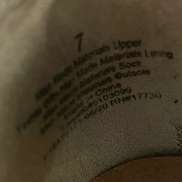 Universal Thread | Neutral Colour Snake Print Booties With Small Wedge Heel - Picture 16 of 16